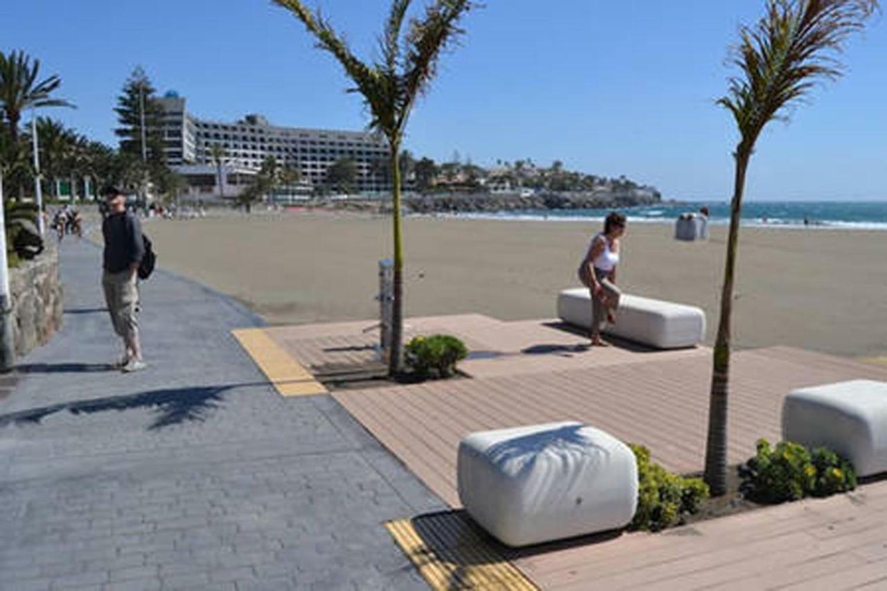 Primera Linea De Playa De Las Burras San Agustin  Bagian luar foto